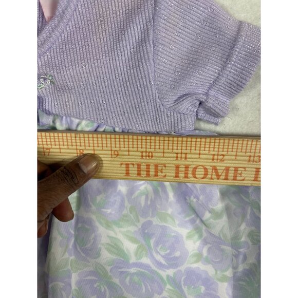 Baby Headquarters Infant Purple Floral Dress 12 Mos - Picture 8 of 9